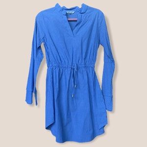 Light blue striped dress